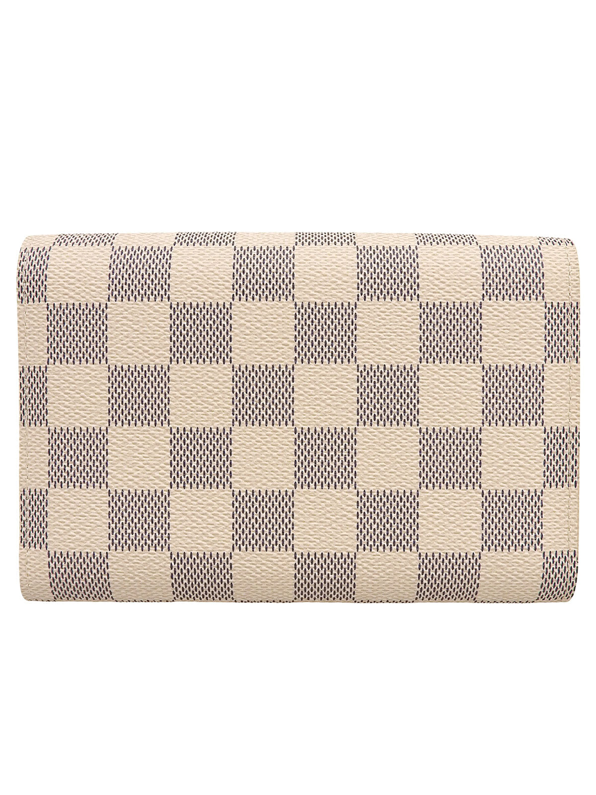 2007 Damier Azur Portefeuille Alexandra White