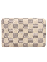 2007 Damier Azur Portefeuille Alexandra White