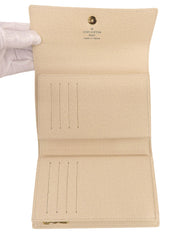 2007 Damier Azur Portefeuille Alexandra White