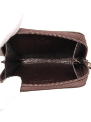 Beige Canvas GG Pattern Coin Case