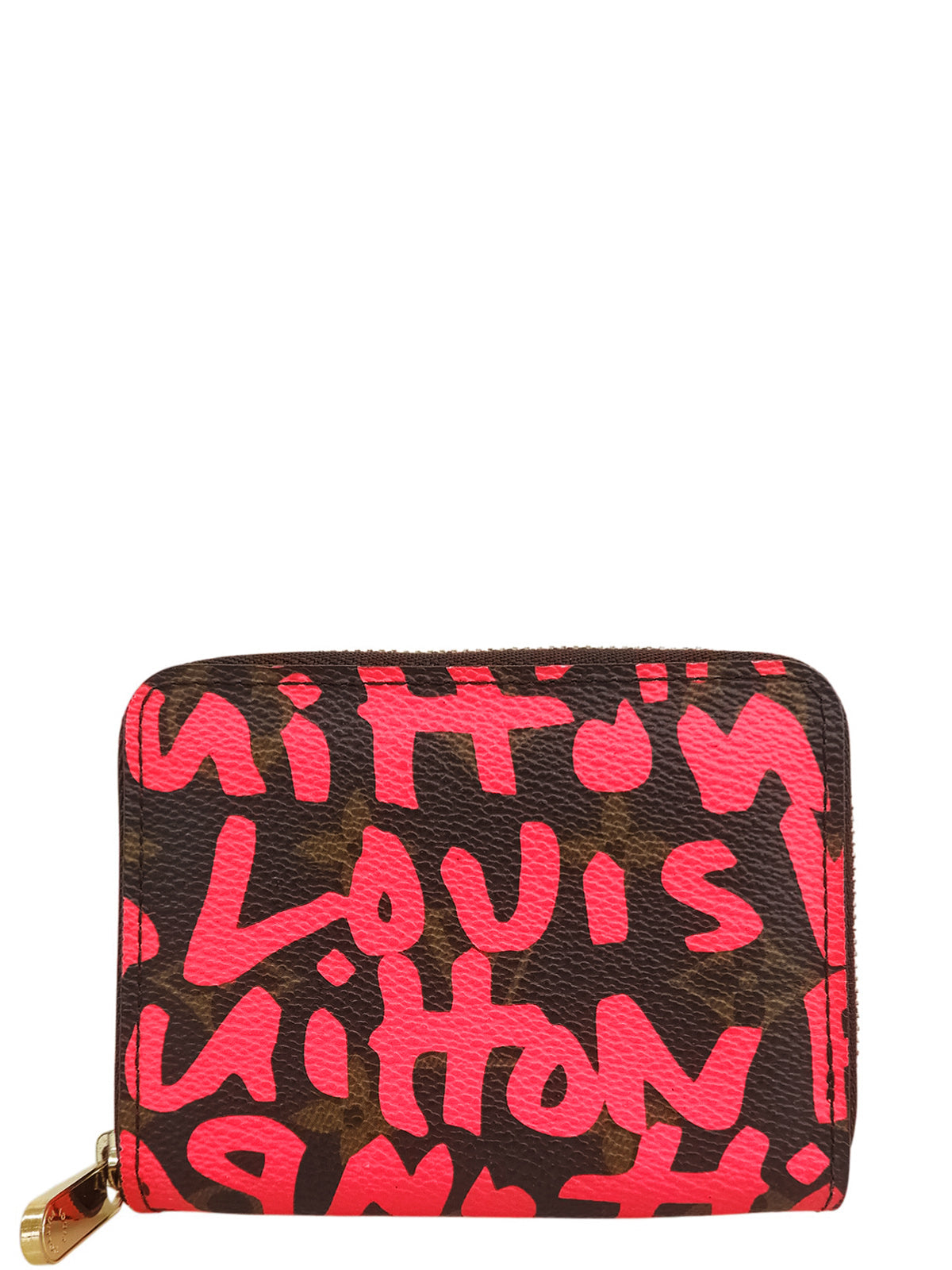 2008年製 モノグラムグラフィティジッピーコインパース ブラウン/ピンク