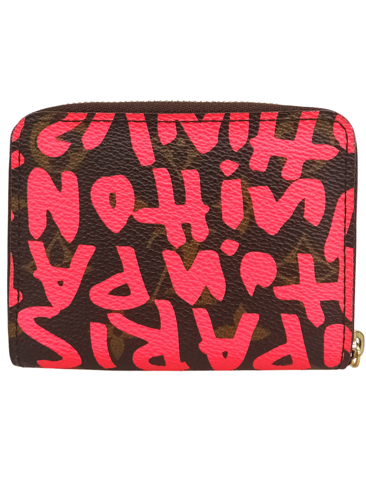 2008年製 モノグラムグラフィティジッピーコインパース ブラウン/ピンク