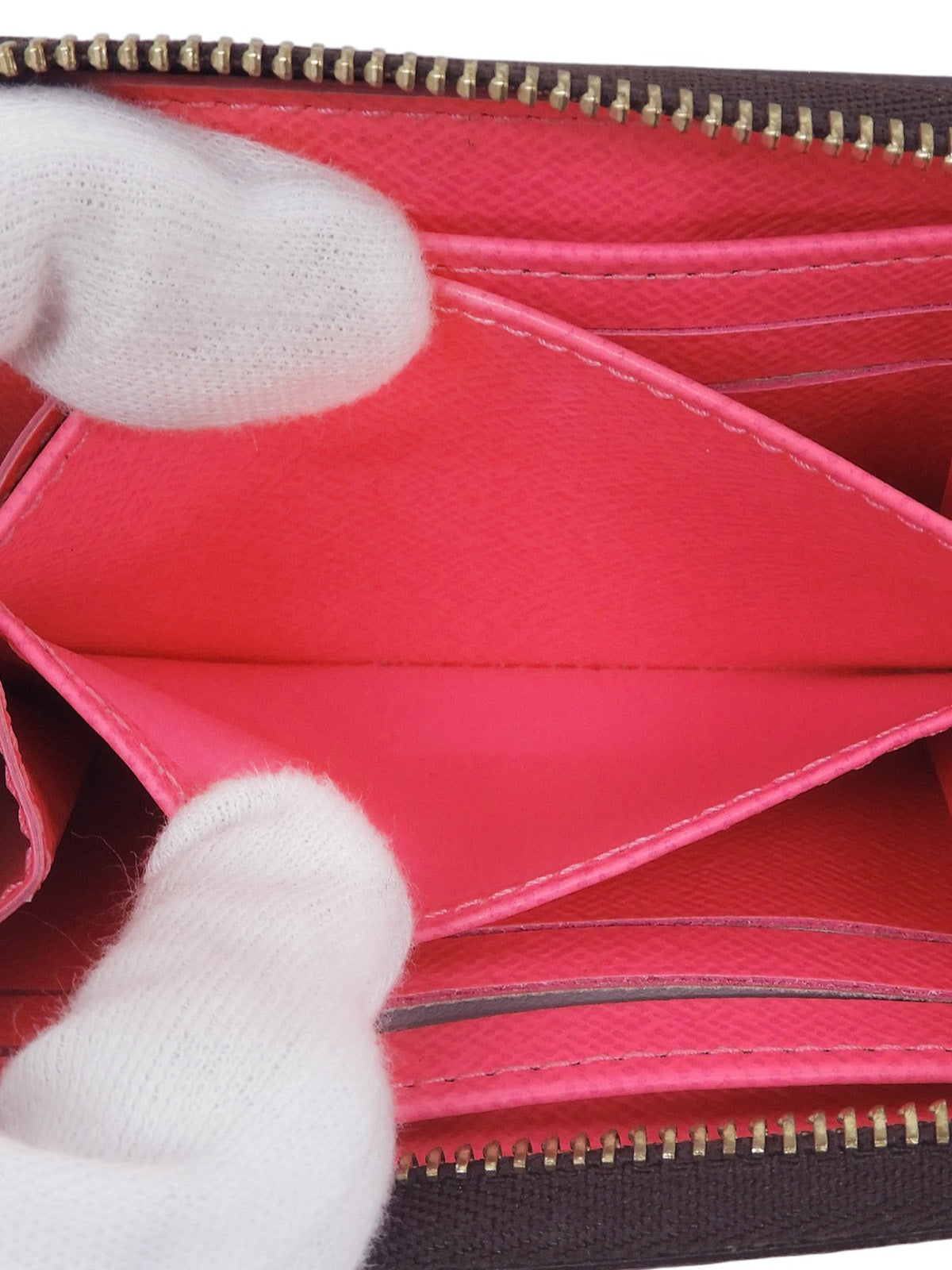 2008年製 モノグラムグラフィティジッピーコインパース ブラウン/ピンク