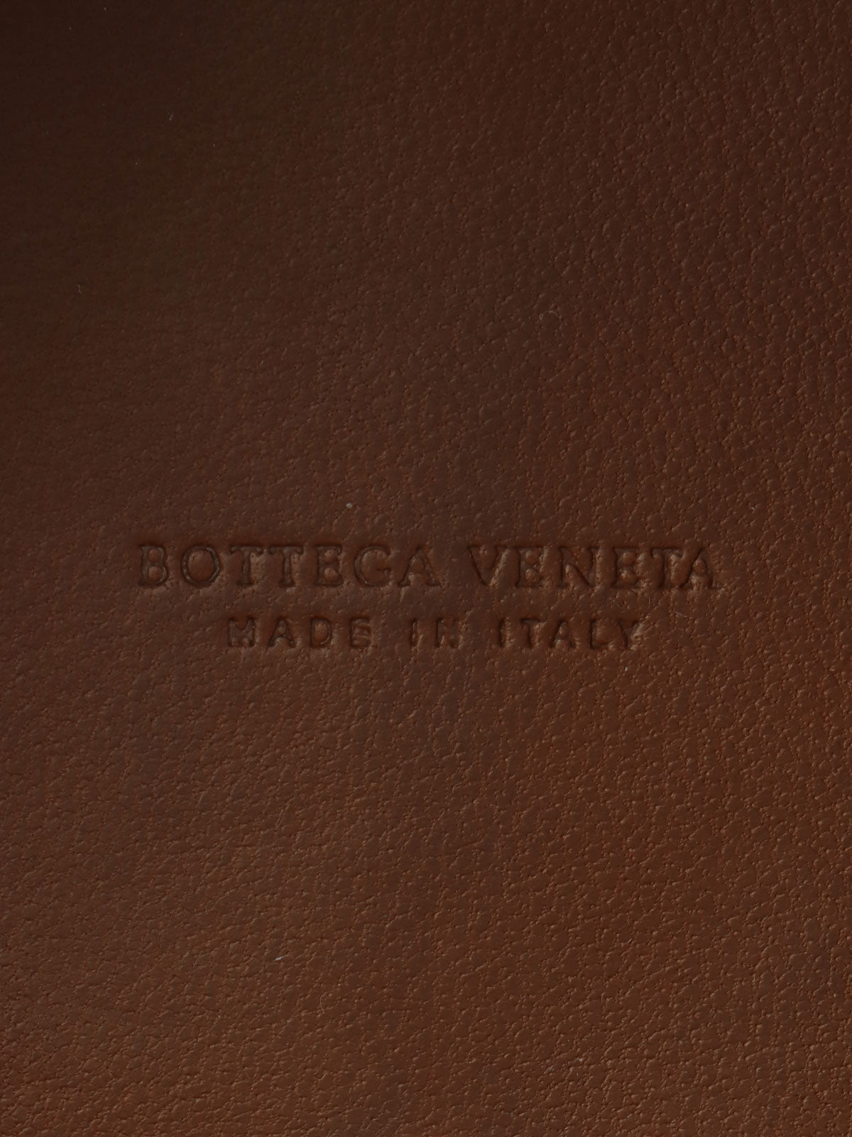 Intrecciato Coin Case Brown/Black