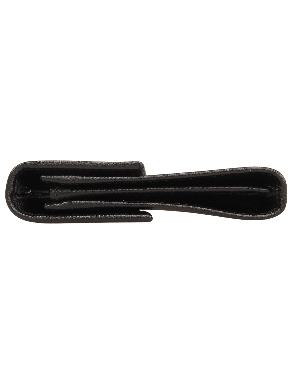 Saffiano Logo Plate Wallet in Black