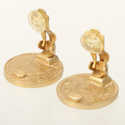 2003 Mademoiselle CC Mark Earrings, Gold