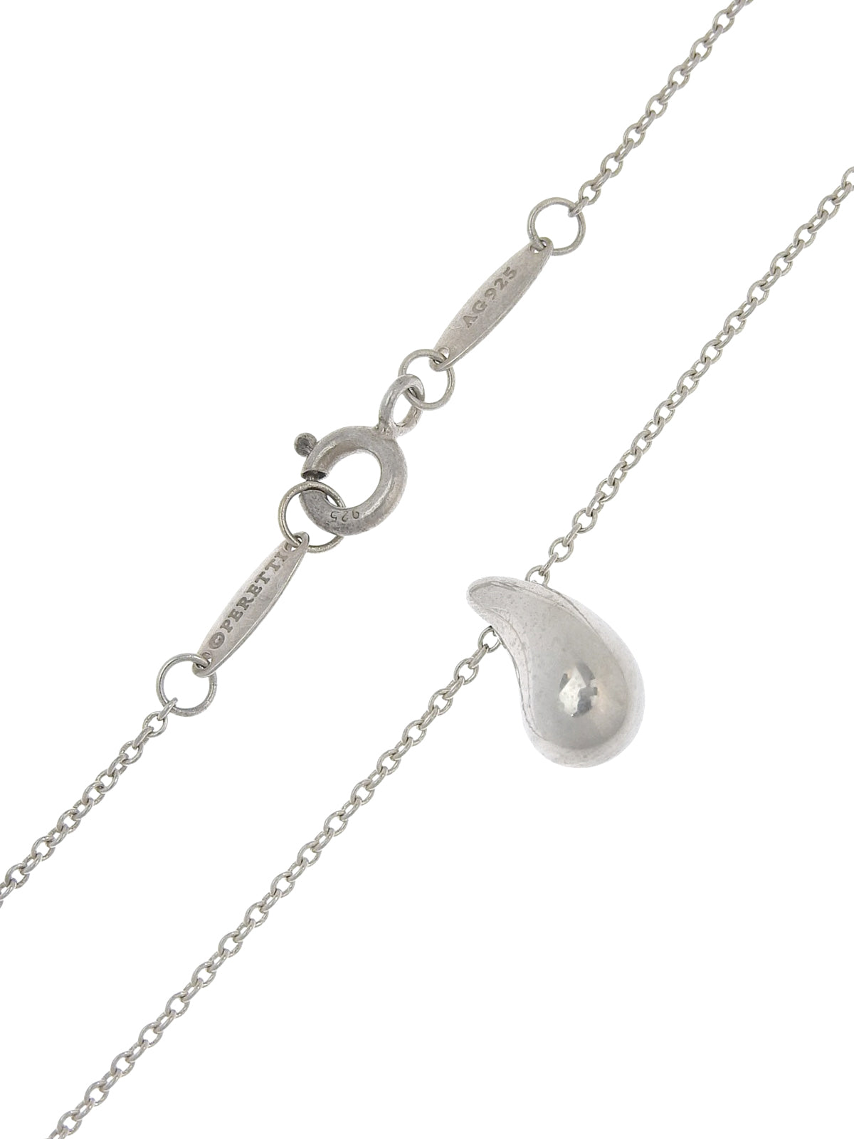 925 Teardrop Necklace Silver