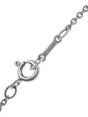 925镂空心形项链 银色