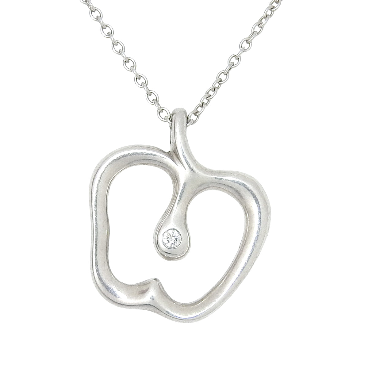 Elsa Peretti 925 Apple Necklace Silver