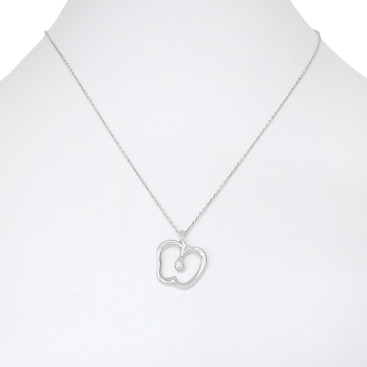 Elsa Peretti 925 Apple Necklace Silver
