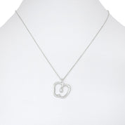 Elsa Peretti 925 Apple Necklace Silver