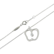 Elsa Peretti 925 Apple Necklace Silver