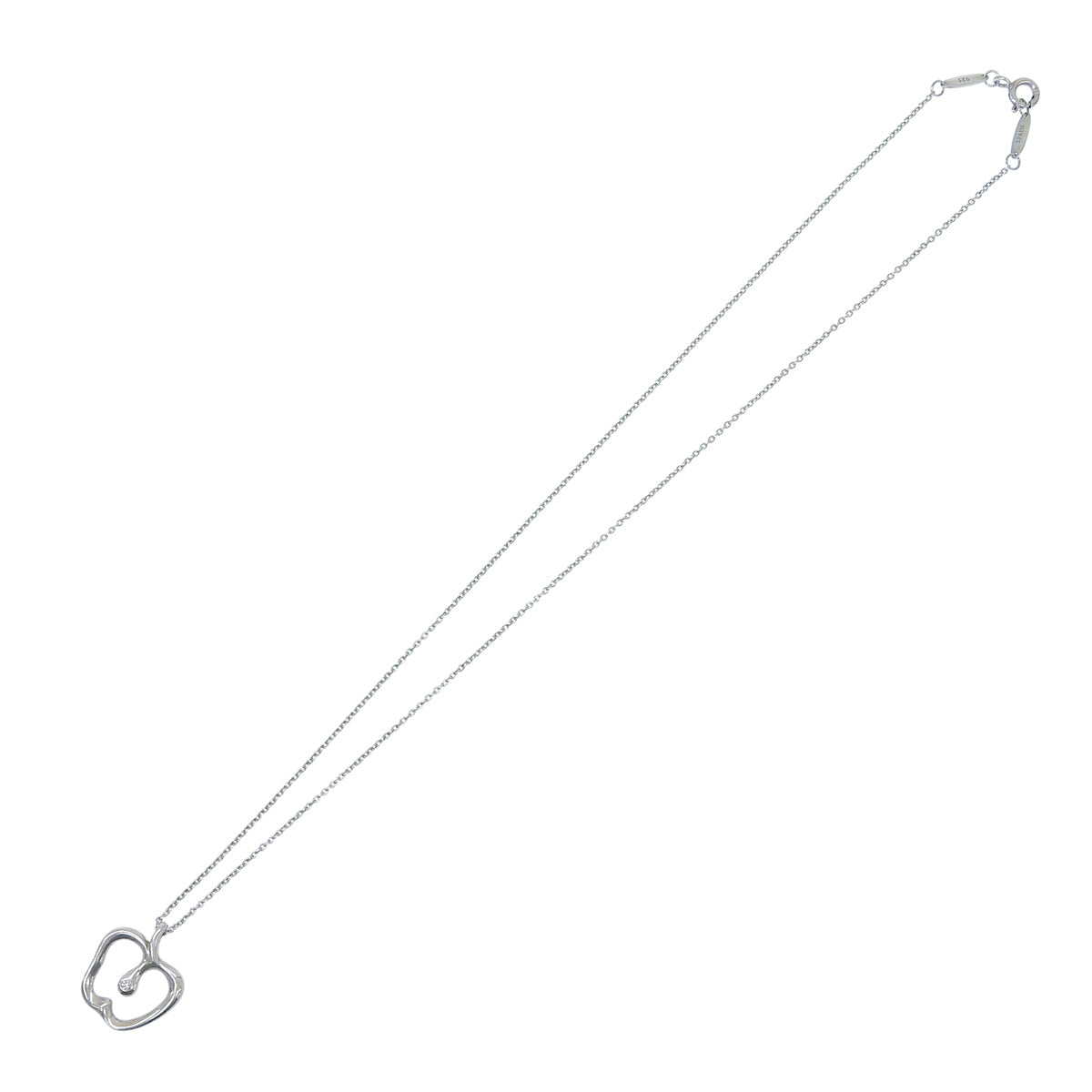Elsa Peretti 925 Apple Necklace Silver