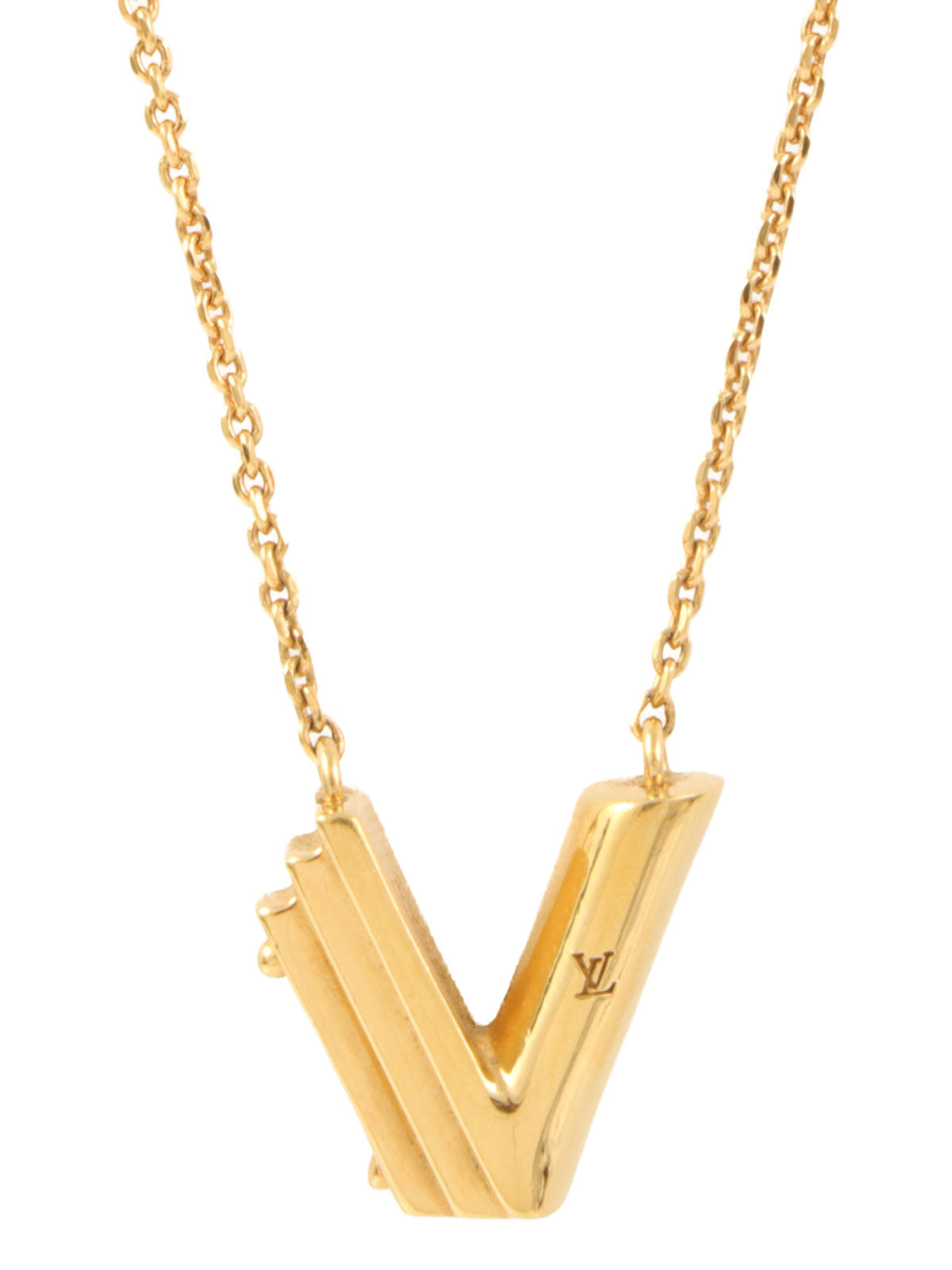 エセンシャルVネックレス ゴールド
