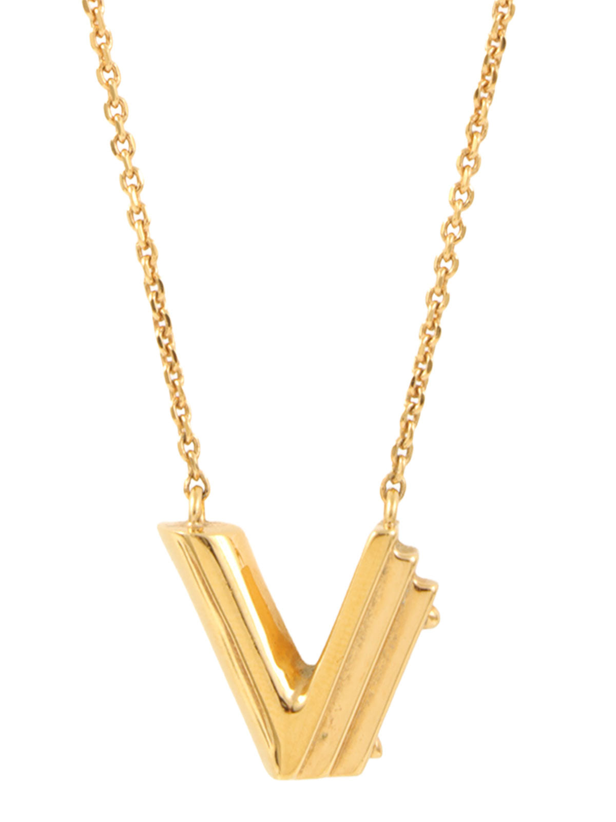 エセンシャルVネックレス ゴールド