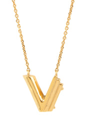 エセンシャルVネックレス ゴールド