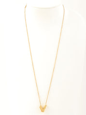 エセンシャルVネックレス ゴールド