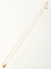 エセンシャルVネックレス ゴールド