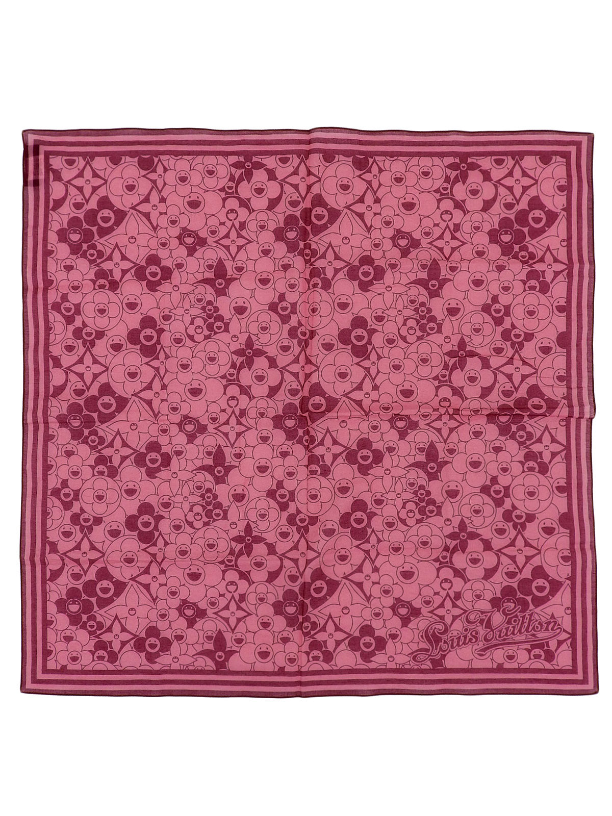 Takashi Murakami Collaboration Cosmic Blossom Bandana Pink