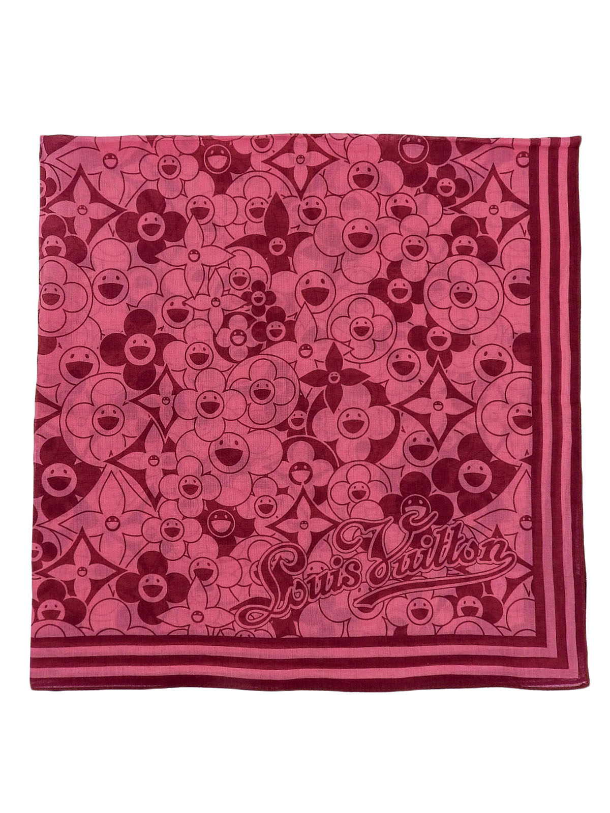 Takashi Murakami Collaboration Cosmic Blossom Bandana Pink