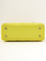 レディディオールカナージュステッチ2wayバッグ イエロー