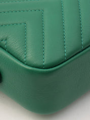 1992-ish CC Mark Plate Fringe Chain Shoulder Bag Green
