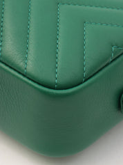 1992-ish CC Mark Plate Fringe Chain Shoulder Bag Green