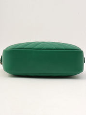 1992-ish CC Mark Plate Fringe Chain Shoulder Bag Green