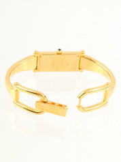 レクタンギュラーウォッチ ゴールド/シェル