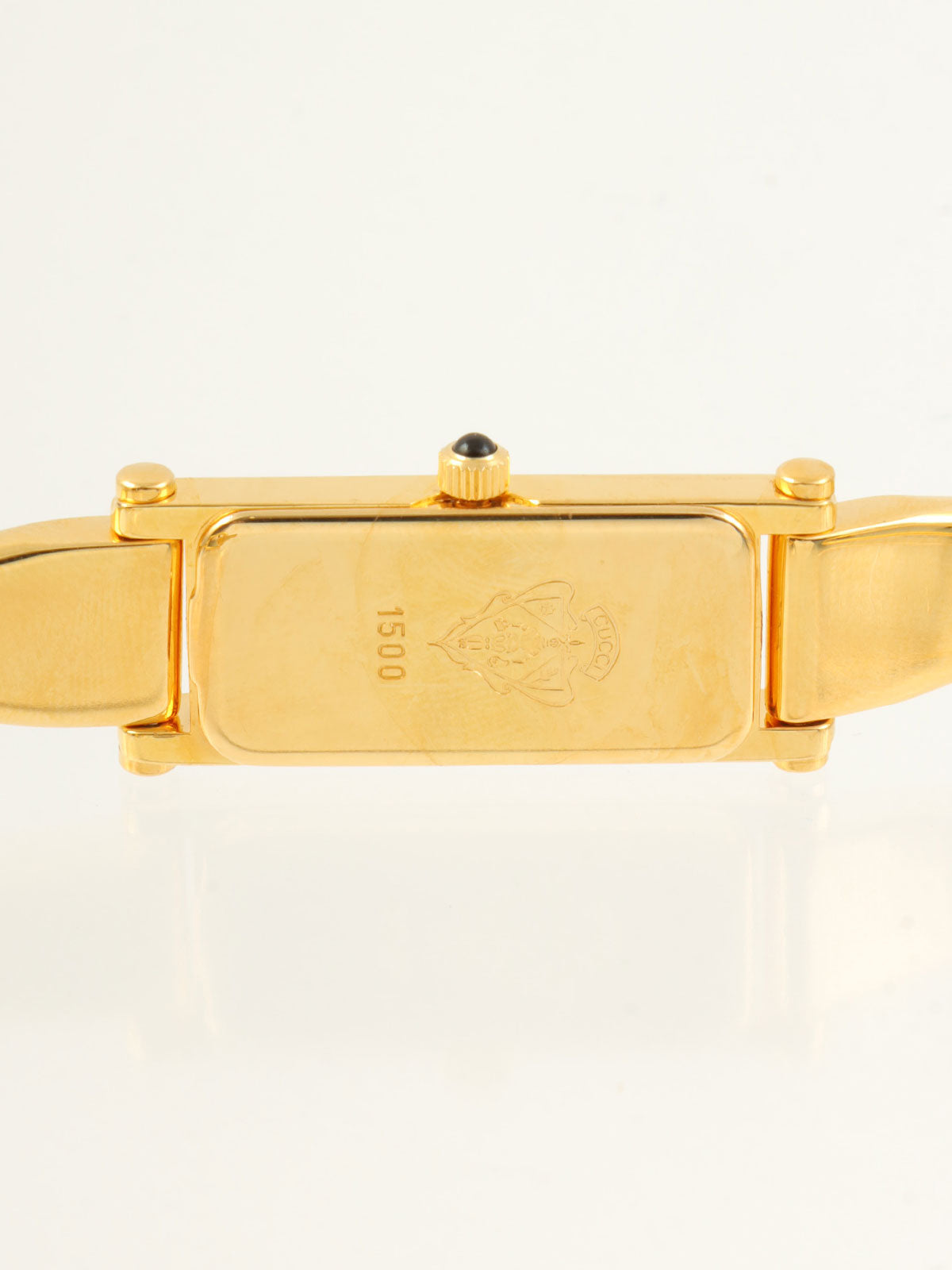 レクタンギュラーウォッチ ゴールド/シェル