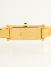 レクタンギュラーウォッチ ゴールド/シェル