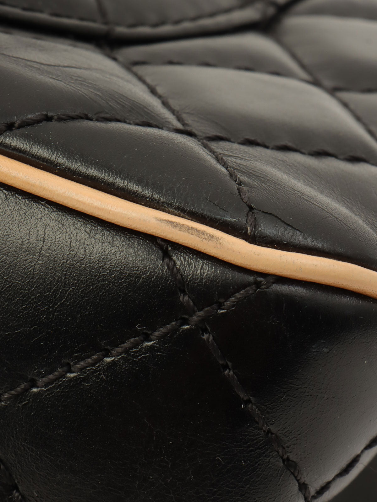 Around 2013 Double Flap 2.55 Chain Shoulder Bag Black