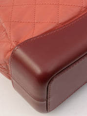 2018年頃製 CCマークプレートチェーンバックパック ピンク/ボルドー