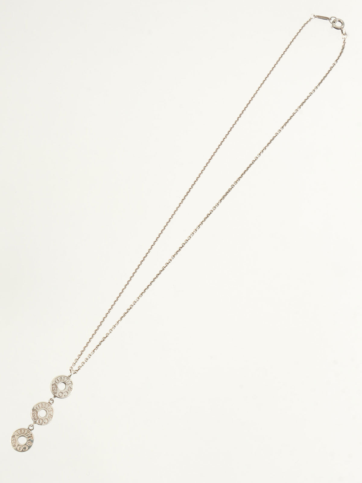 925 Triple Circle Necklace Silver