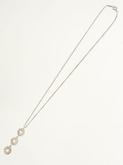 925トリプルサークルネックレス シルバー