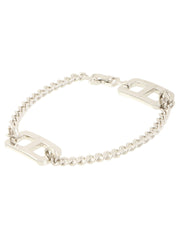 CDロゴプレートブレスレット シルバー