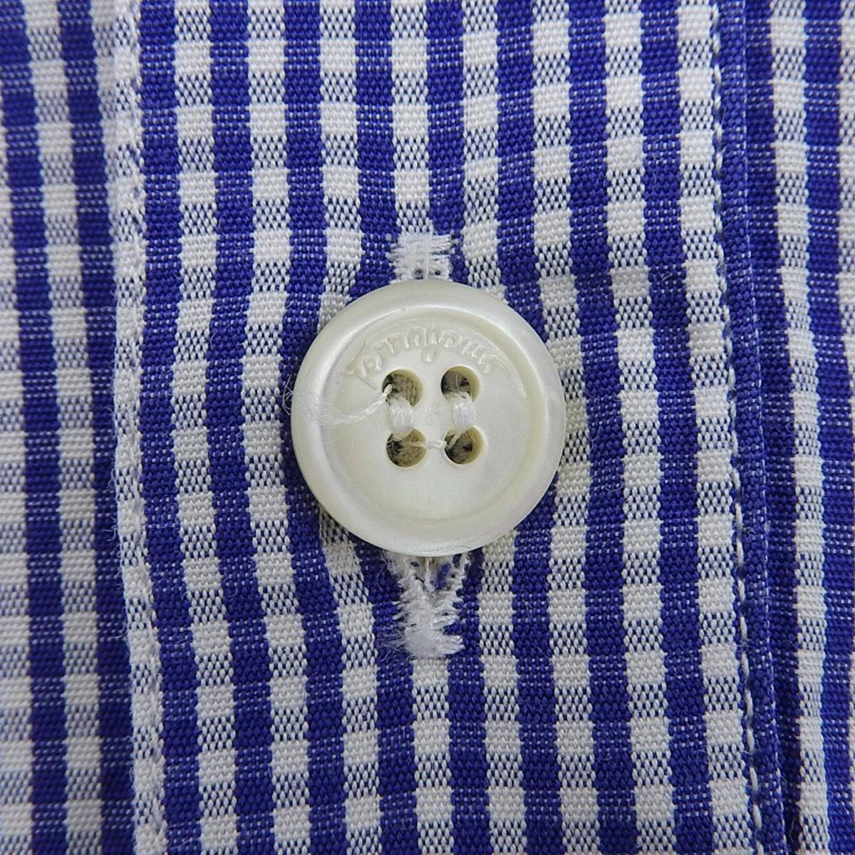 Check Pattern Shirt #L Blue
