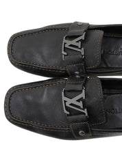 2005年製ロゴプレートドライビングシューズ ブラック #6.5