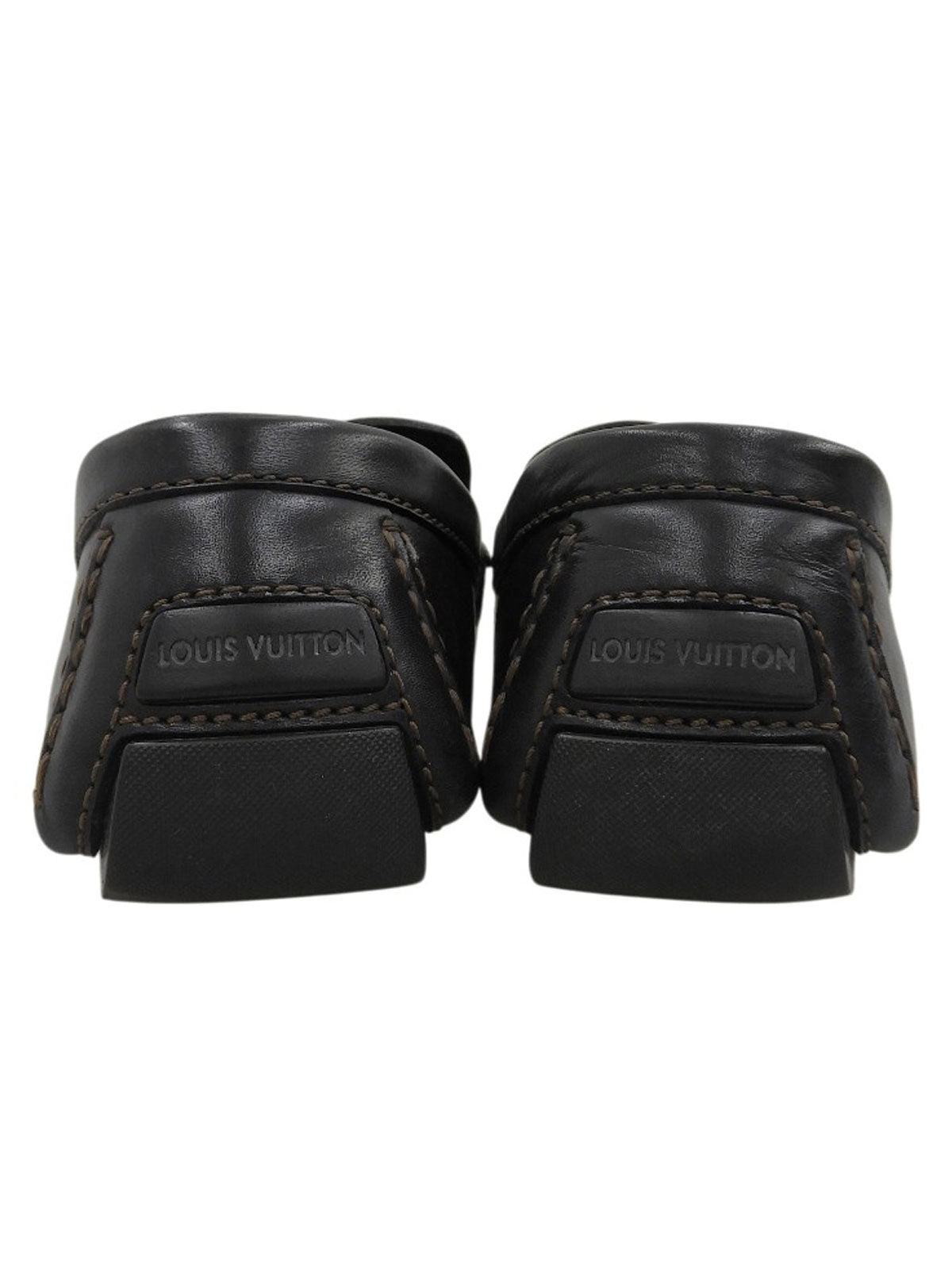 2005年製ロゴプレートドライビングシューズ ブラック #6.5