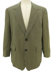 黄色/海军蓝图案夹克