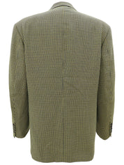 黄色/海军蓝图案夹克