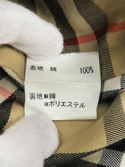 Nova Check Lining Trench Coat in Beige