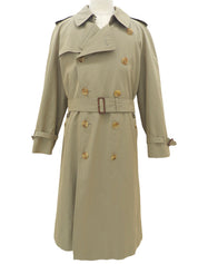 Nova Check Lining Trench Coat in Beige