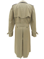 Nova Check Lining Trench Coat in Beige