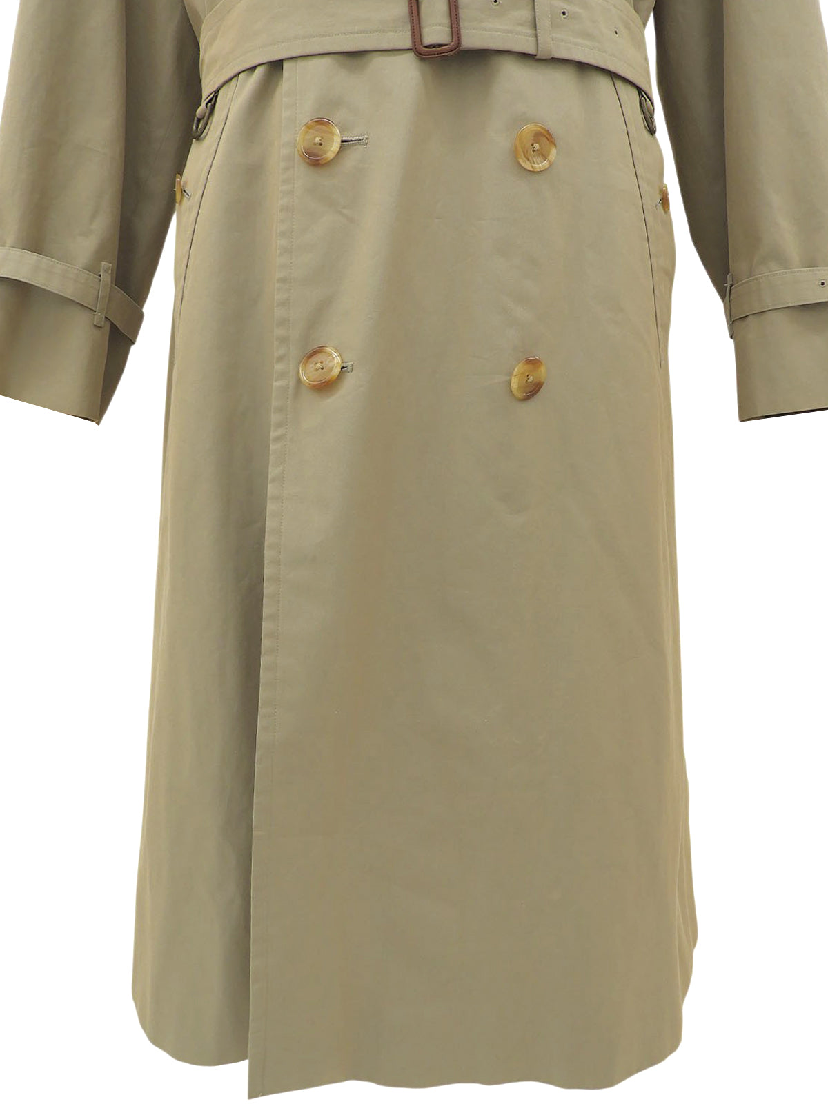 Nova Check Lining Trench Coat in Beige