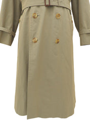 Nova Check Lining Trench Coat in Beige