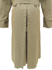 Nova Check Lining Trench Coat in Beige