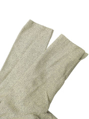 ノーカラーロングジャケット アイボリー/ブラック