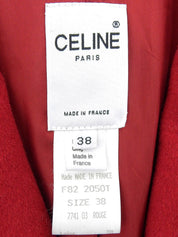 Wool double-breasted jacket, red, #38