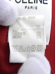 Wool double-breasted jacket, red, #38